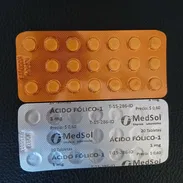 ACIDO FOLICO CUBANO 1MG 20TB