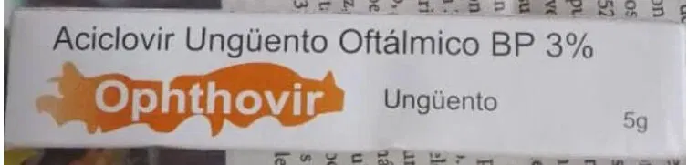 ACICLOVIR UNGÜENTO OFTALMICO 3% 5GR